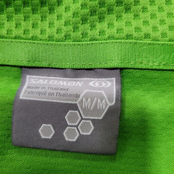 Salomon active 1/4 zip mock neck long sleeve pullover - Picture 4 of 6